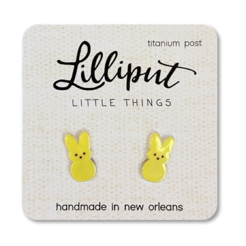 Marshmallow Easter Bunny Earrings
